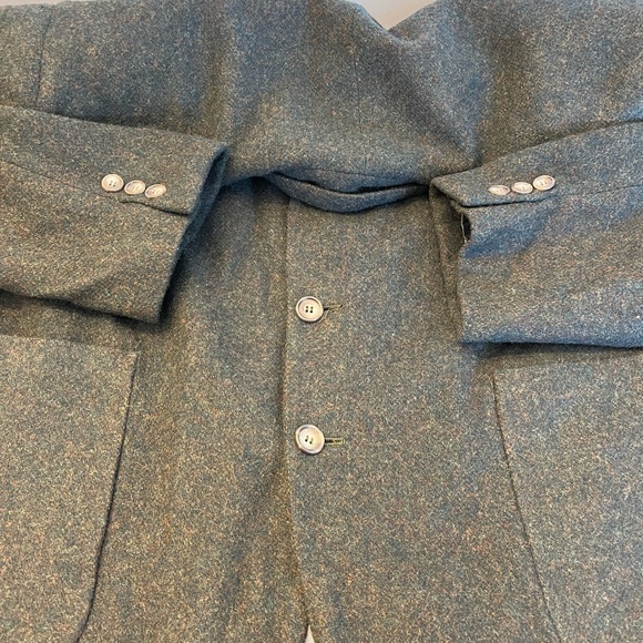 Eddie Bauer Mens Vintage Long Sleeve 100% Wool 2 Button Blazer 42 Reg - Picture 11 of 13